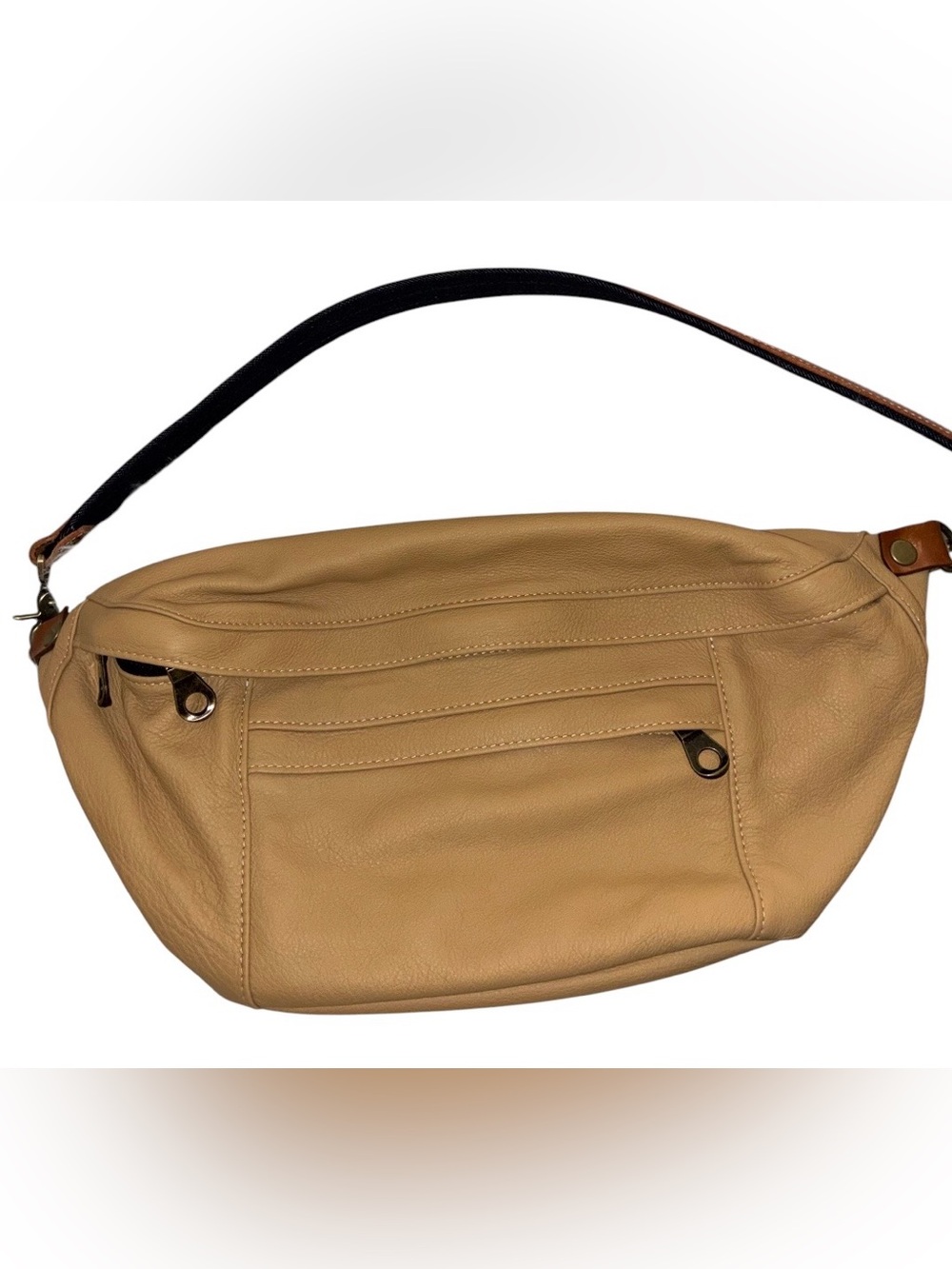 Like New Parker Thatch Cross Your Heart Sling - Leather Butterscotch